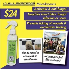 #1 All Systems Tea Tree Oil Pet Spray 8oz