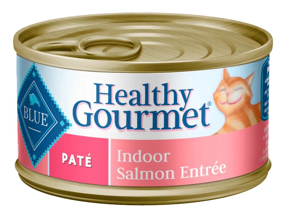 Blue Buffalo Healthy Gourmet Adult Indoor Salmon Entree Canned Cat Food