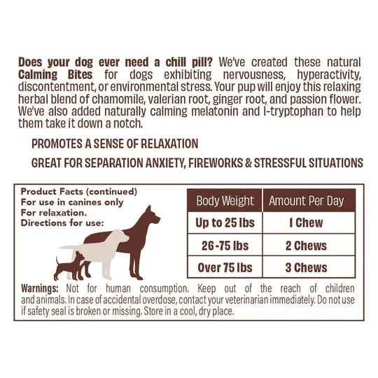 Calming Supplement - 90 Chews
