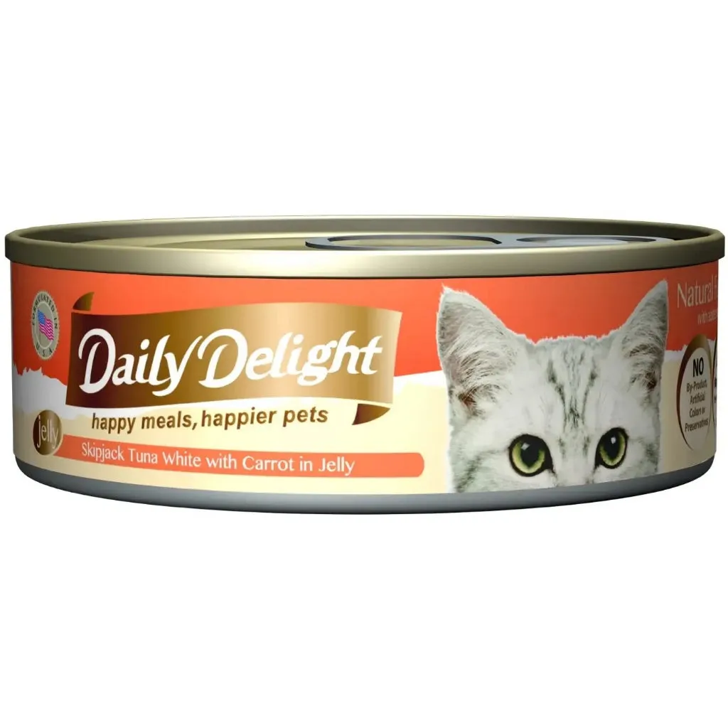 Daily Delight Pure/Jelly/Mousse Wet Cat Food in Can 80g