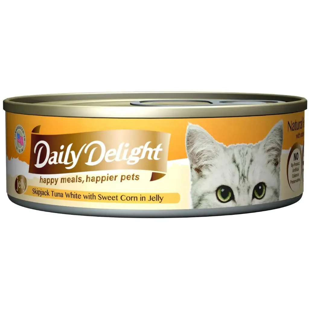 Daily Delight Pure/Jelly/Mousse Wet Cat Food in Can 80g