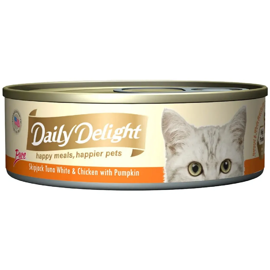Daily Delight Pure/Jelly/Mousse Wet Cat Food in Can 80g