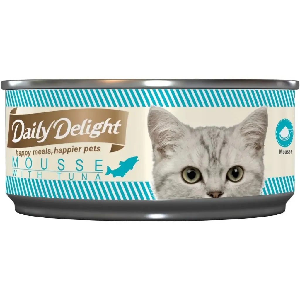 Daily Delight Pure/Jelly/Mousse Wet Cat Food in Can 80g