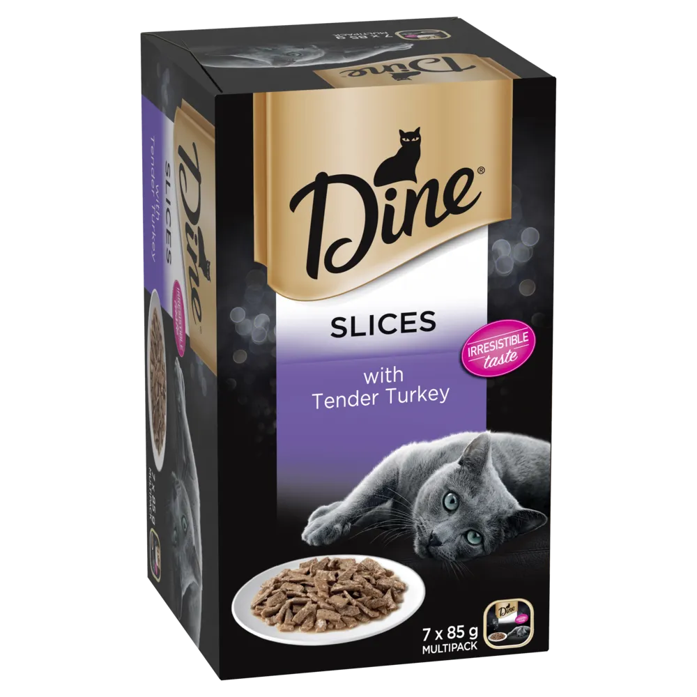 DINE - Tender Turkey Cat Wet Food (85g x 7pk)