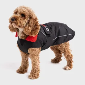 Dryrobe Dog Coat - Black/Red