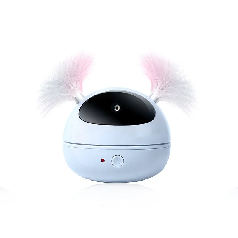 Electric Cat Toy with Infrared Laser & Feather Stick – Interactive Fun for Your Furry Baby