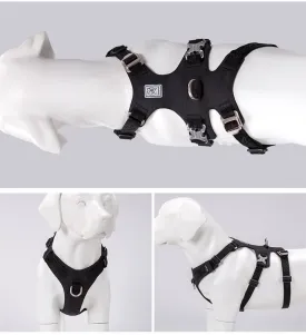 Escape Proof Waterproof Dog Harness Black XS, Whinhyepet