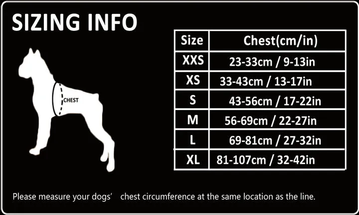 Escape Proof Waterproof Dog Harness XL with Reflectors