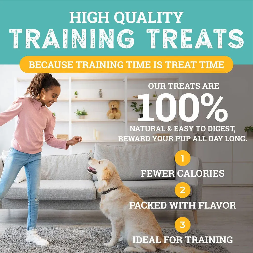 Etta Says! Sit! Training Treats for Dogs Peanut Butter Flavor, 6-oz