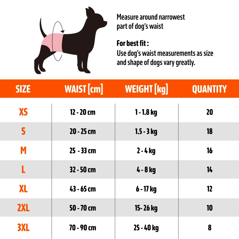 Fofos Diaper for Male Dog (20x25cm)