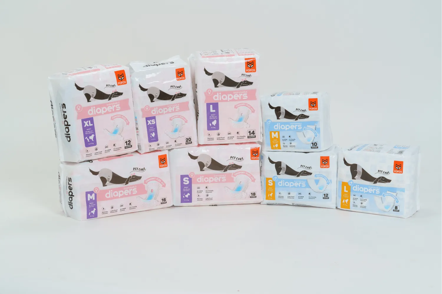 Fofos Diaper for Male Dog (32x50cm)