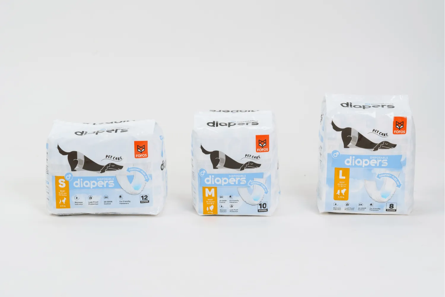 Fofos Diaper for Male Dog (32x50cm)