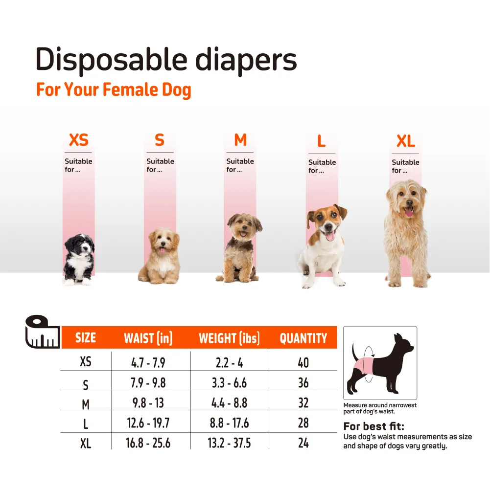 Fofos Diaper for Male Dog (32x50cm)