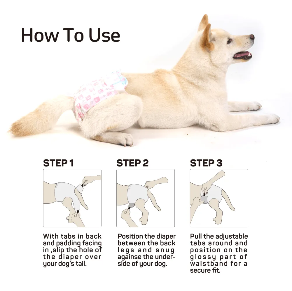 Fofos Diaper for Male Dog (32x50cm)