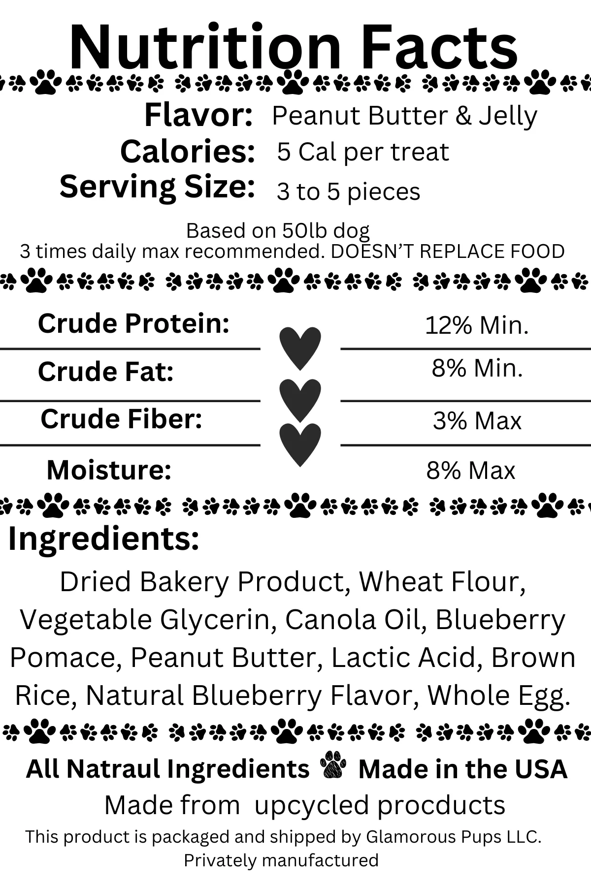 Gentle Butter & Berry Bites Dog Treats From Glamorous Pups