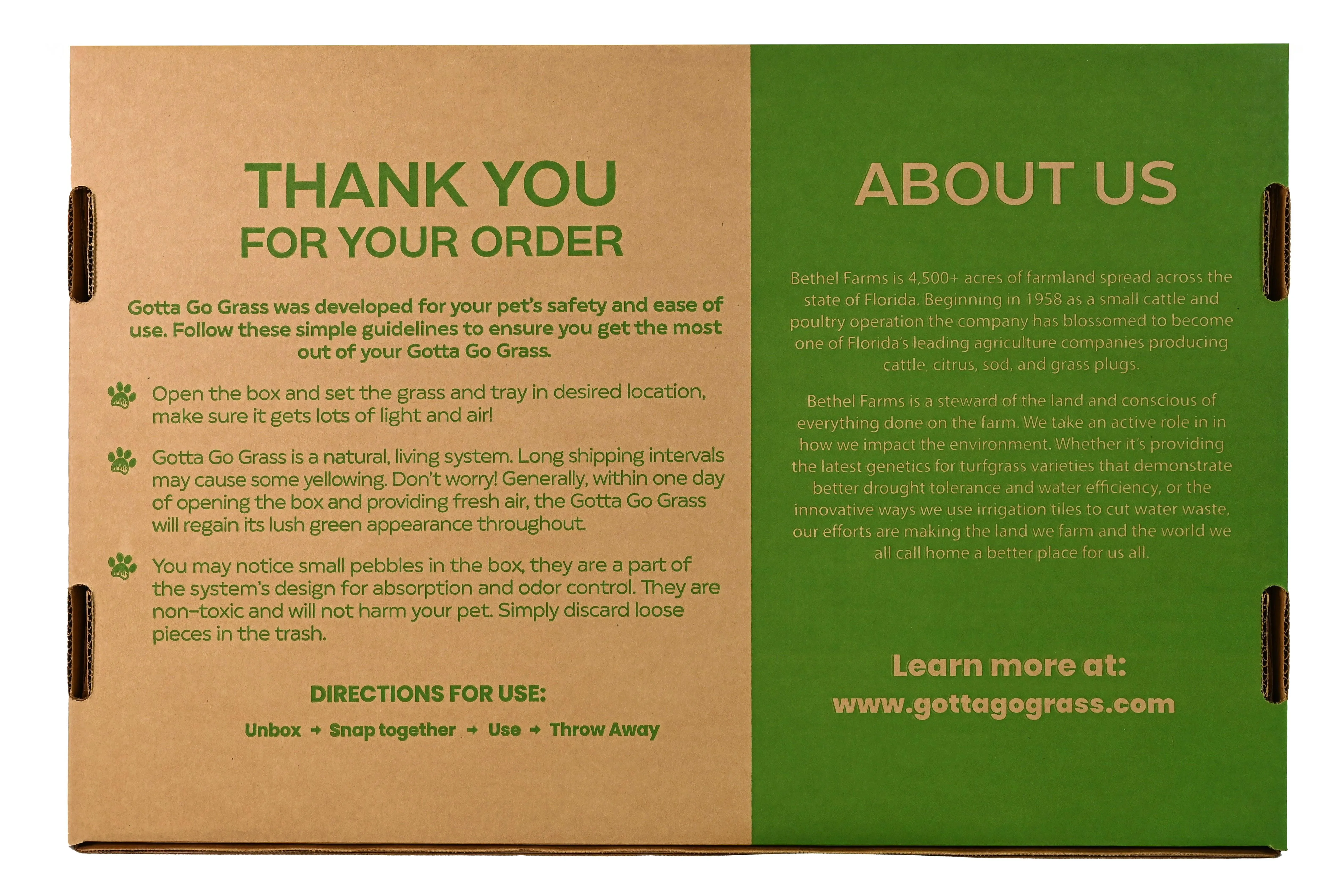 Gotta Go Grass® Single Pack Grass With Tray 16" x 24"