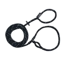 Harness Lead Black Reflective SM