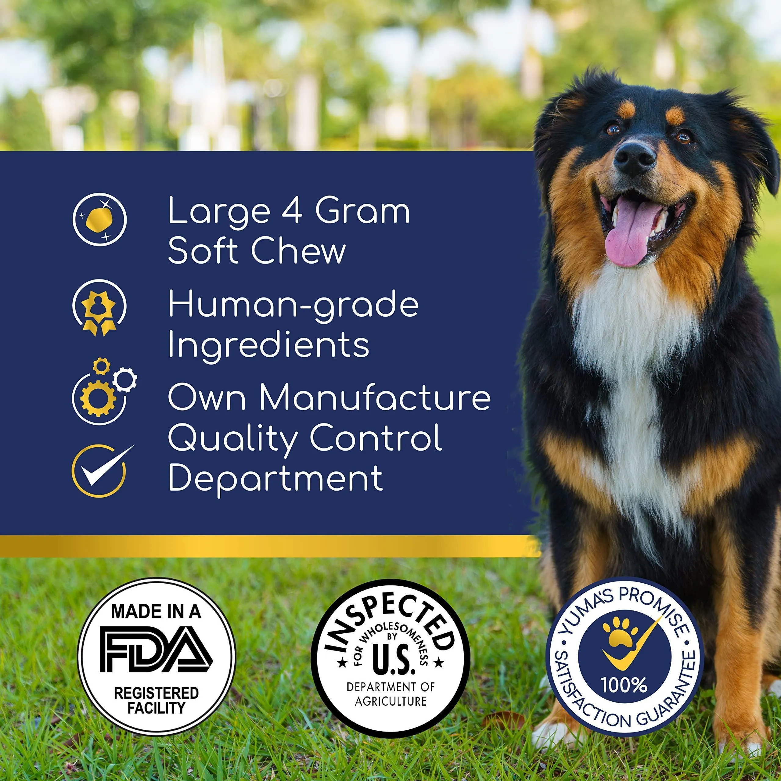 Hemp Calming Chews for Dogs with Anxiety and Stress Dog Calming Treats 90 Chews