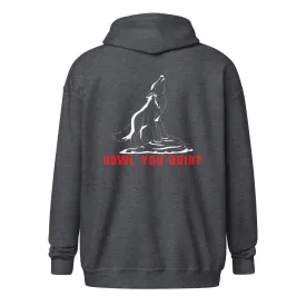 Howl you doin? Unisex Zip Hoodie