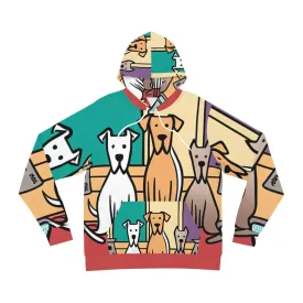 Illustrated Dog Fun Fashion Hoodie