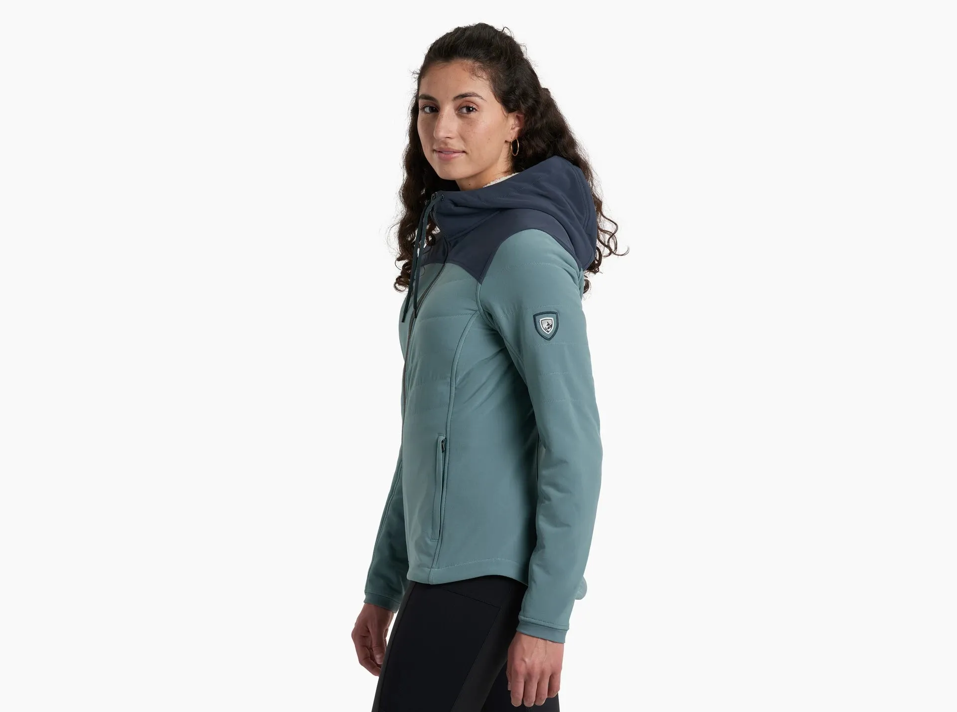 KUHL W Aero Fleece Hoody MINERAL BLUE / LAKEWOOD
