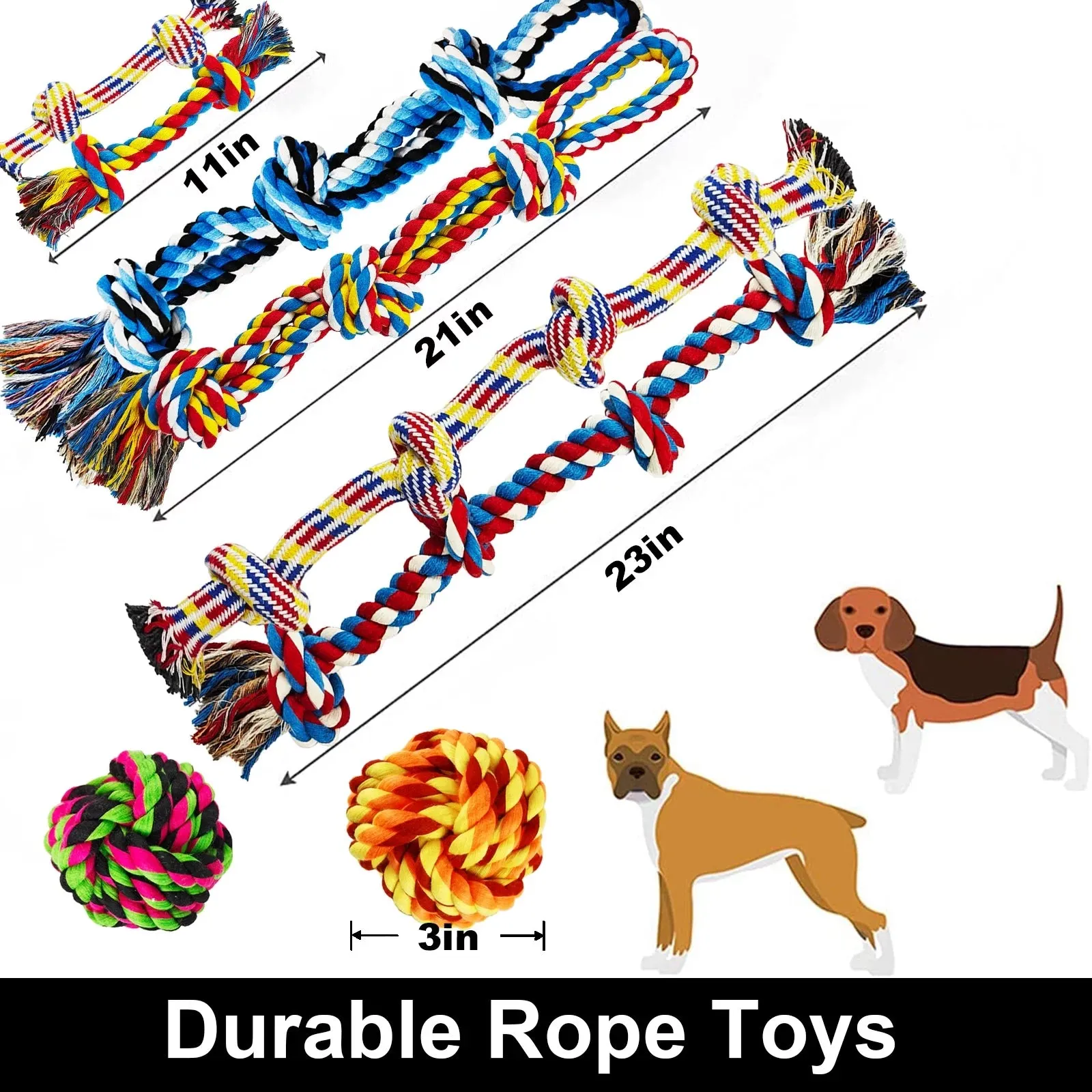 Large Dog Chew Toys (12-Pack) - Meet Chew Champions! 🐾💪