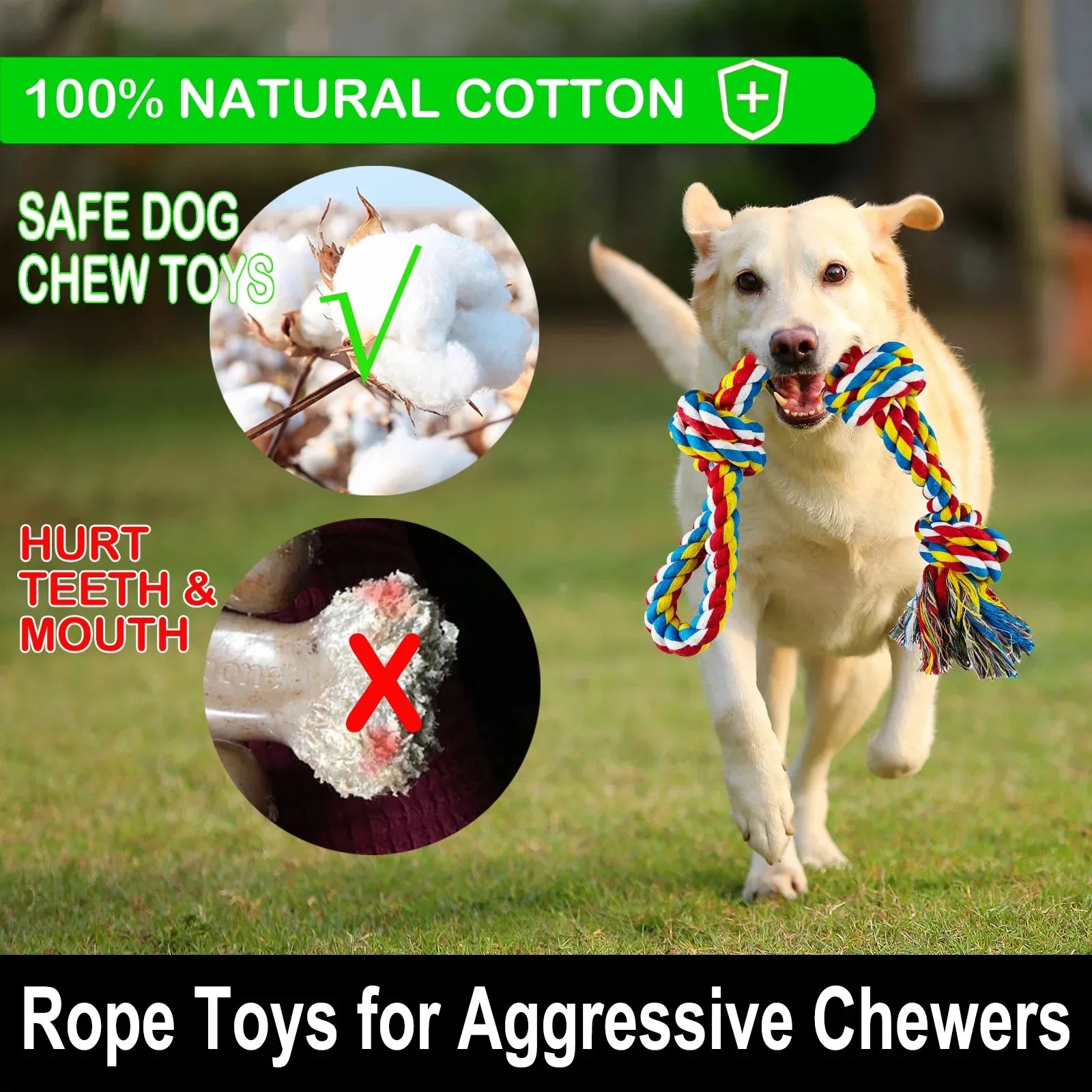 Large Dog Chew Toys (12-Pack) - Meet Chew Champions! 🐾💪