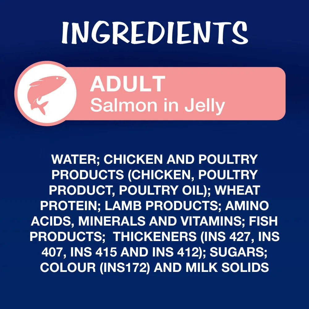 Me O Delite Tuna with Crab Sticks in Jelly and Purina Felix Salmon with Jelly Adult Cat Wet Food Combo (12 12)