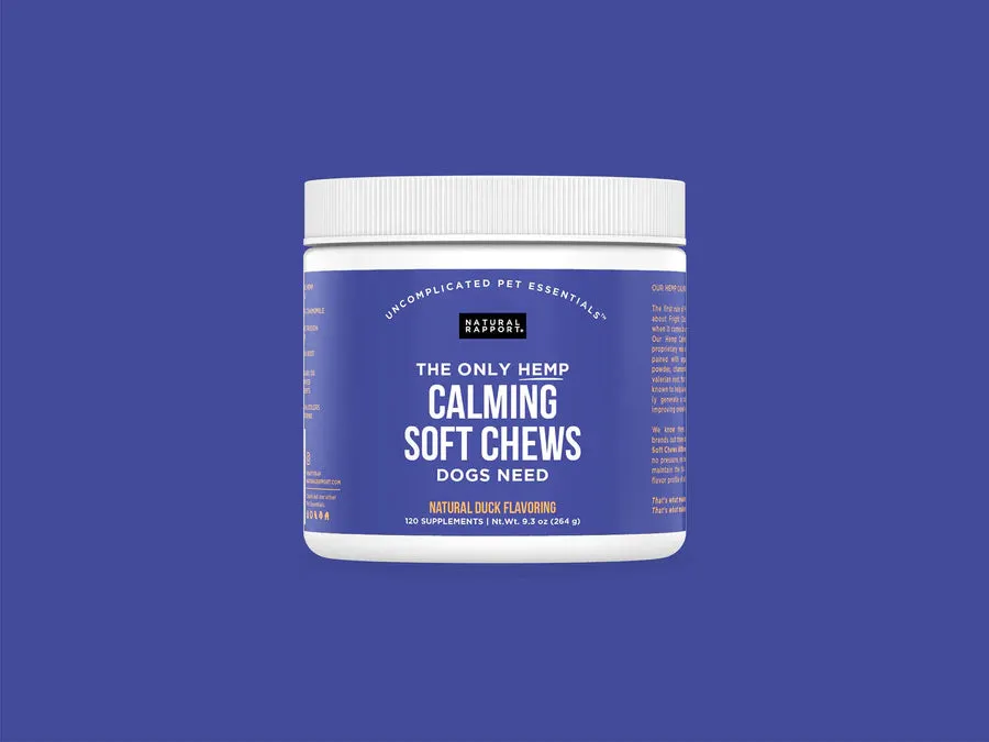 Natural Rapport The Only Calming Soft Chew Dog Supplement