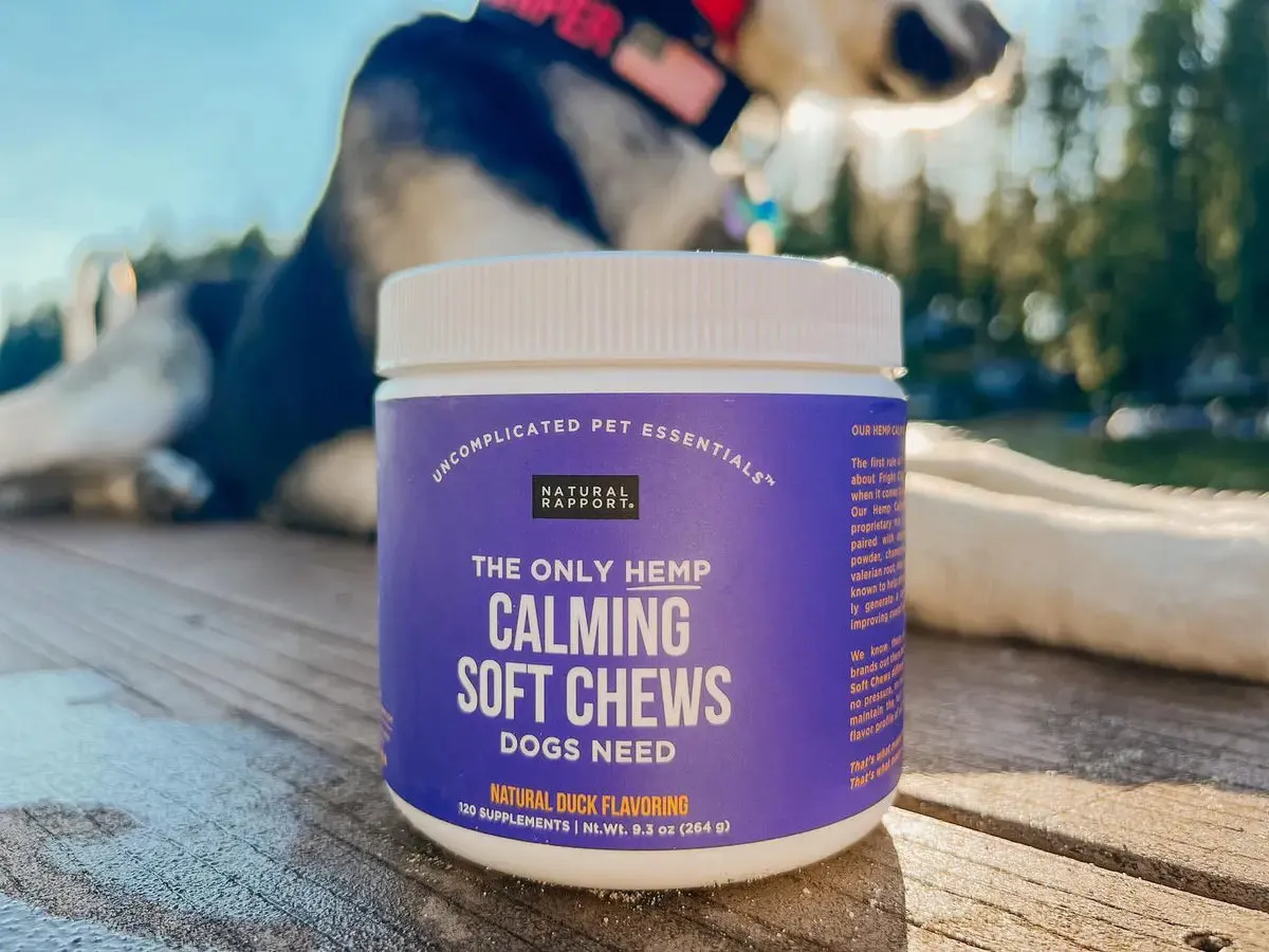 Natural Rapport The Only Calming Soft Chew Dog Supplement