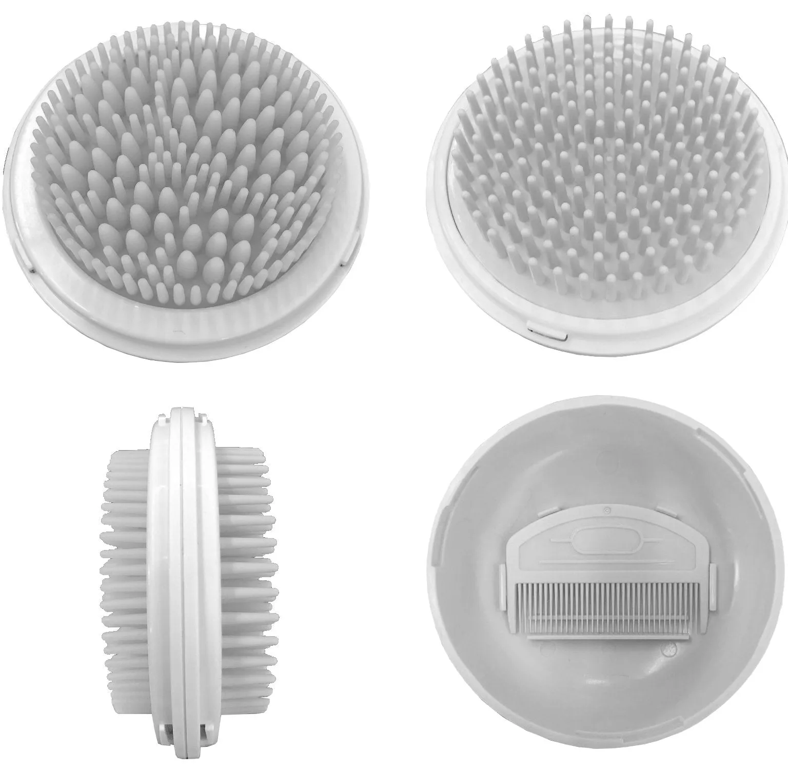 Pet Life ® 'Bravel' 3-in-1 Travel Pocketed Dual Grooming Brush and Pet Comb
