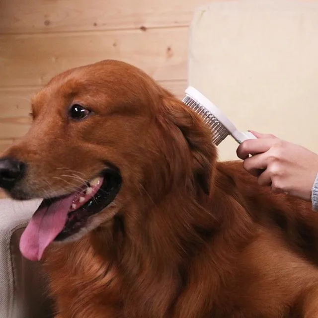 Pet Life ® 'WAGNIFY' 360 Degree and Multi-Directional Modern Grooming Pet Rake Comb