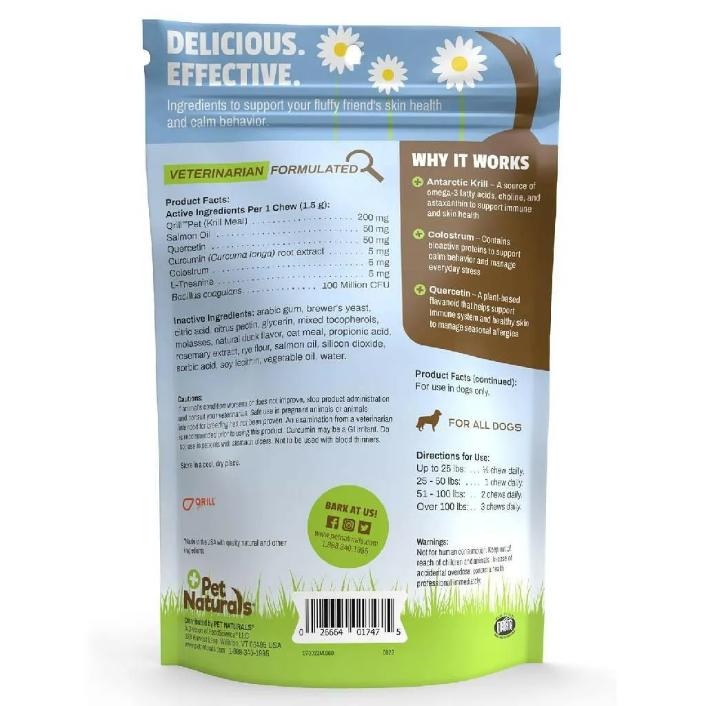 Pet Naturals Allergy   Calming Supplement Chews for Dogs (60 count)