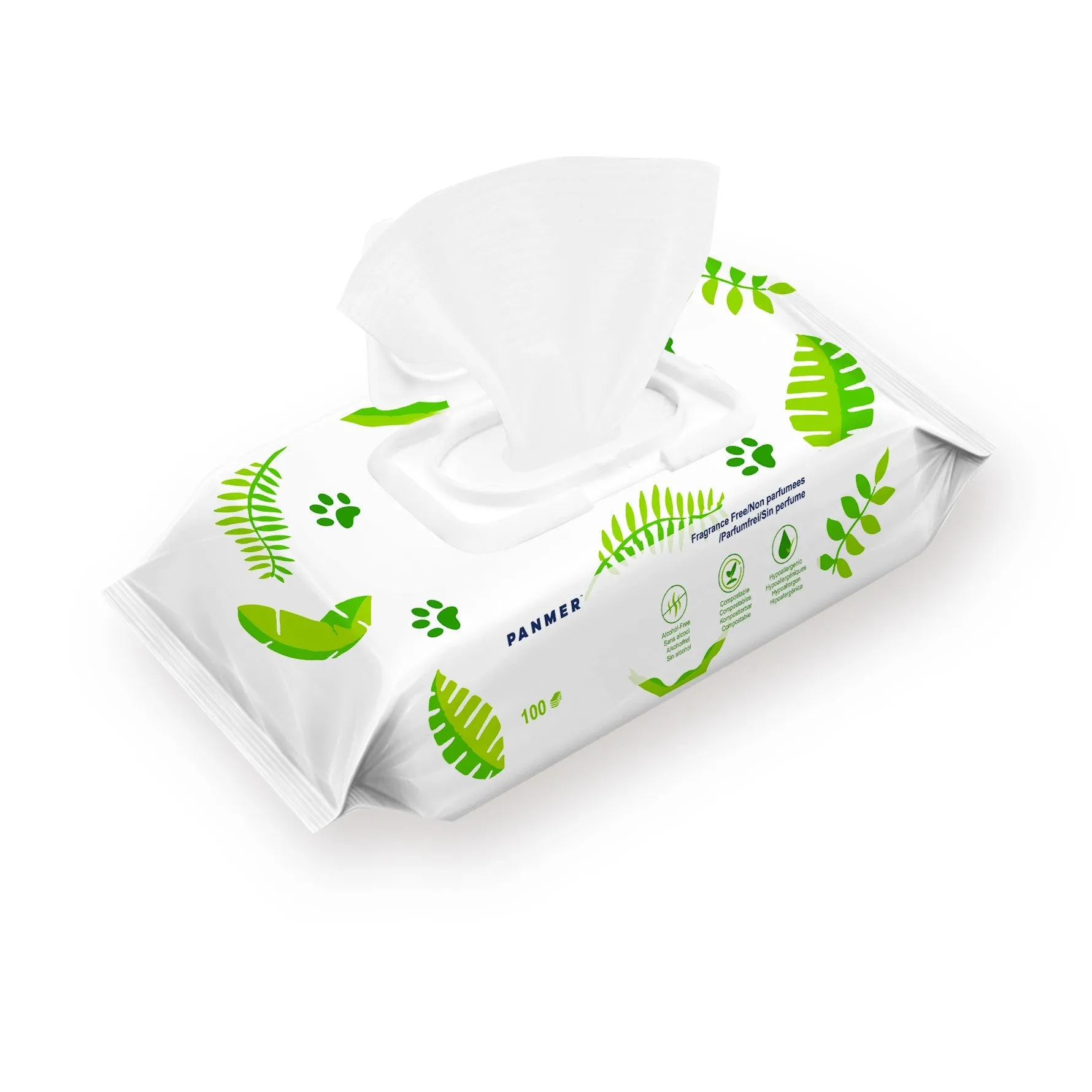 Pet Wipes For Dogs and All Pets Hypoallergenic Unscented Wipes
