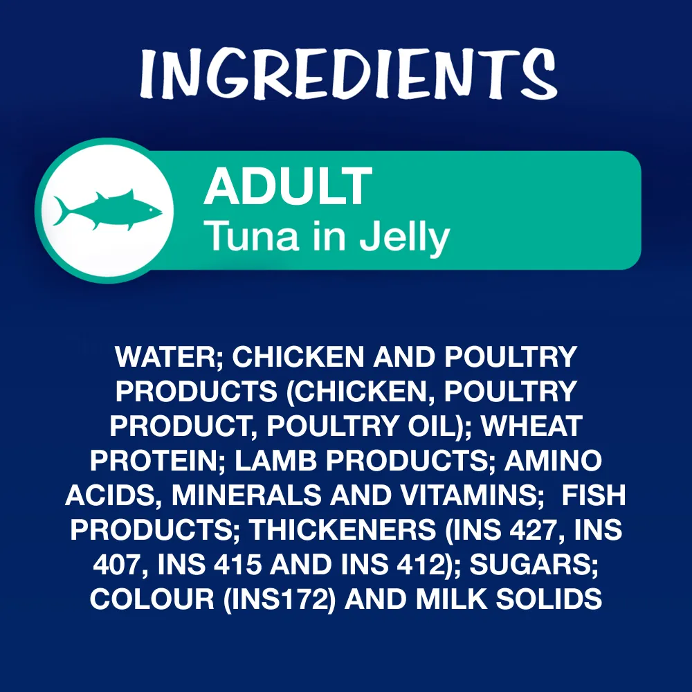 Purina Felix Mackerel, Salmon and Tuna with Jelly Adult Cat Wet Food Combo