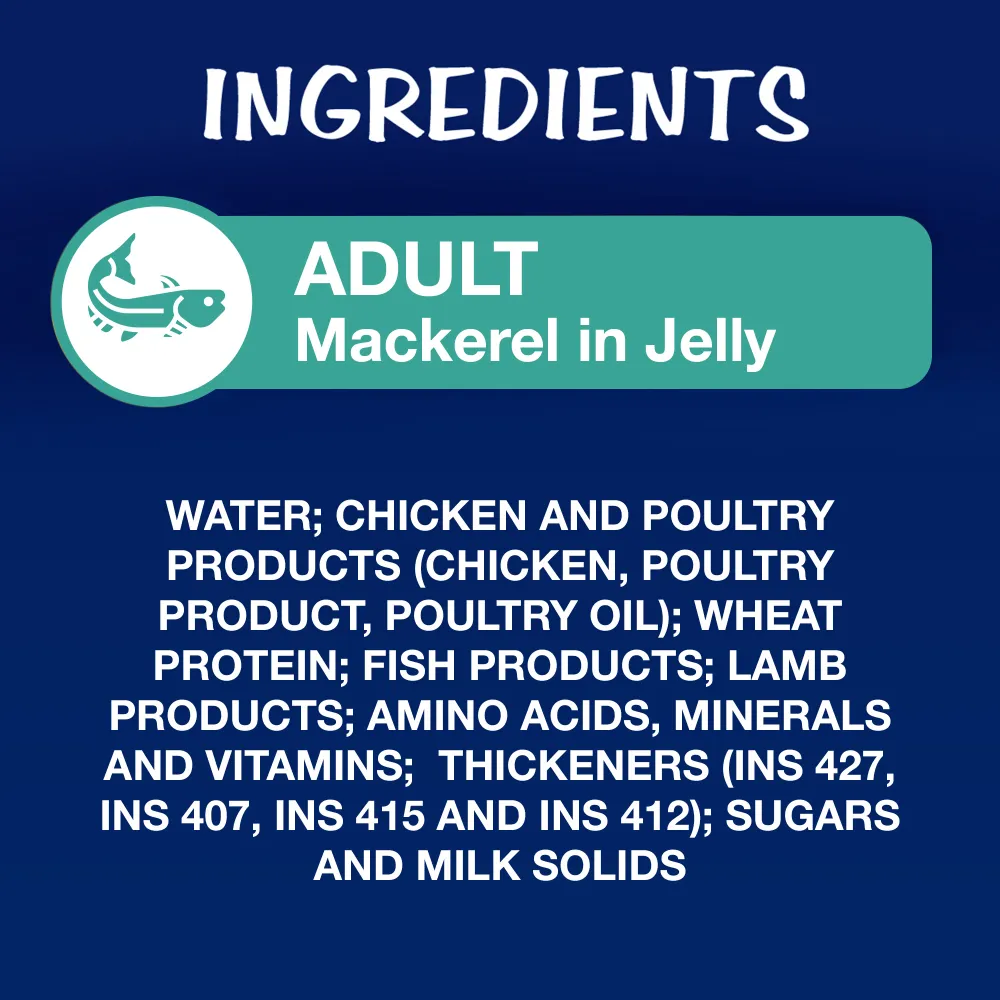 Purina Felix Mackerel, Salmon and Tuna with Jelly Adult Cat Wet Food Combo