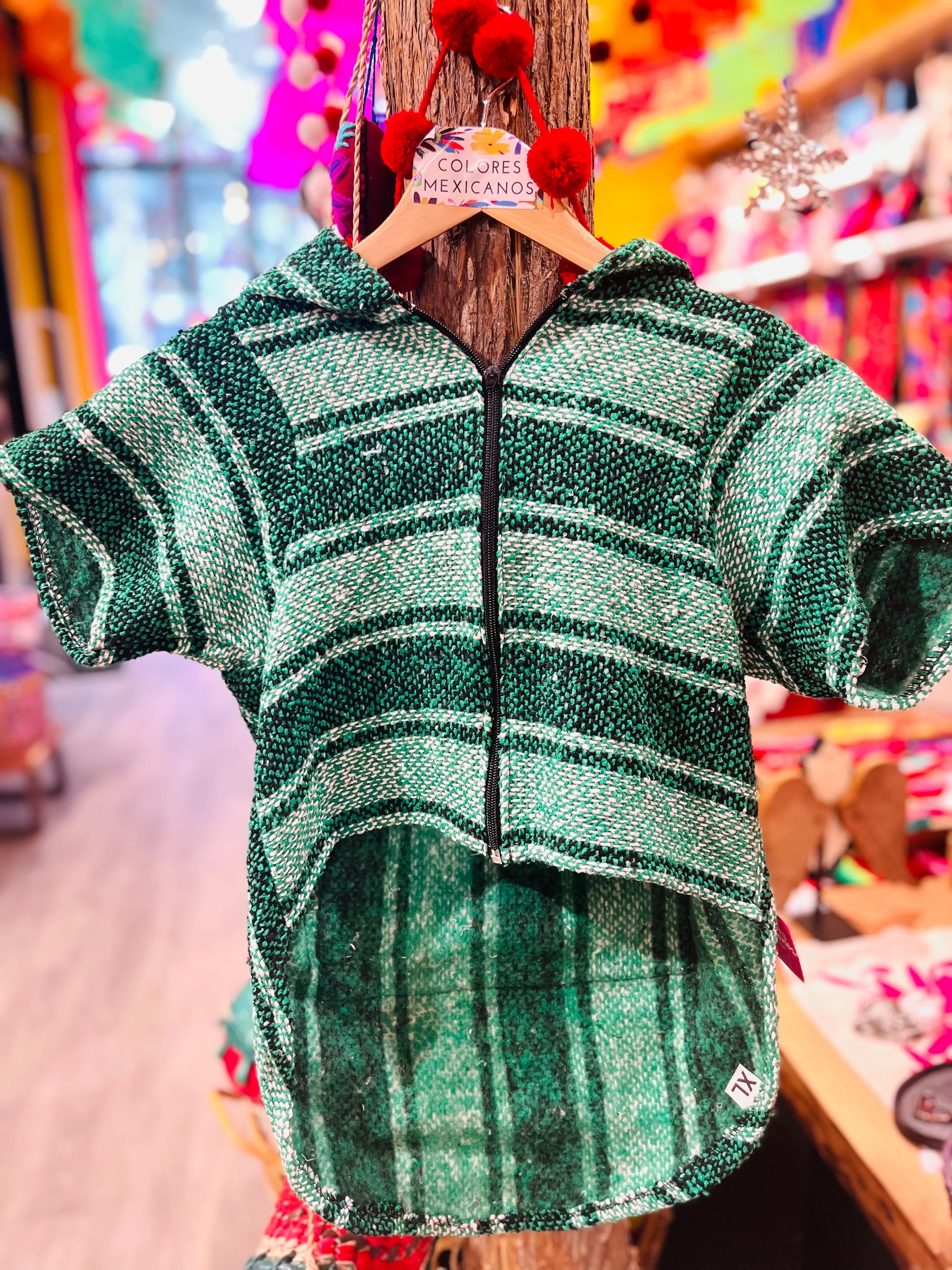 "Baja" Dog Poncho