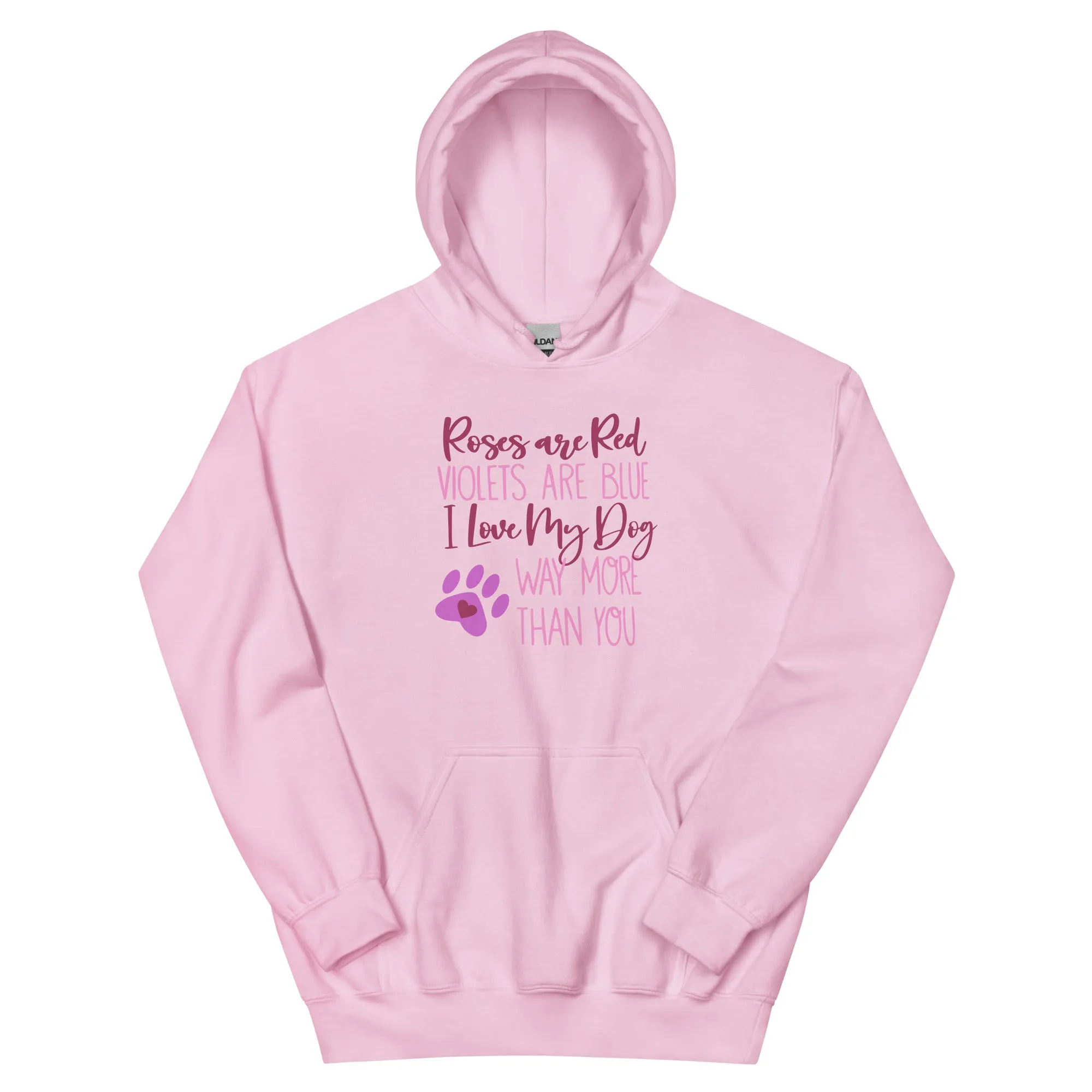 Roses Are Red Dog Hoodie