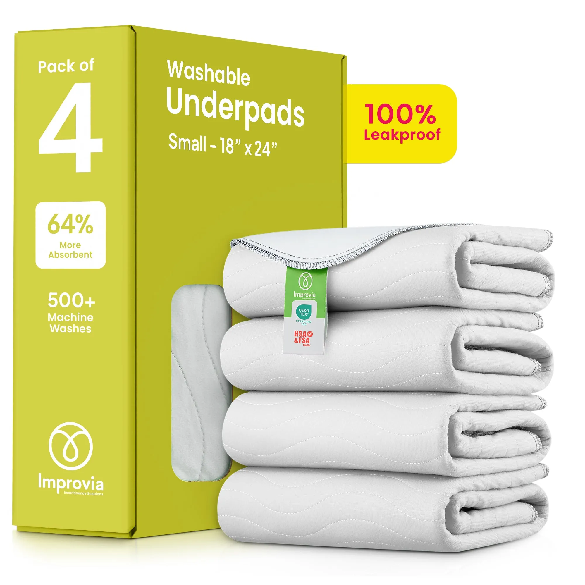 Small - 18"x24" Washable Underpads