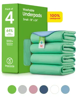 Small - 18"x24" Washable Underpads