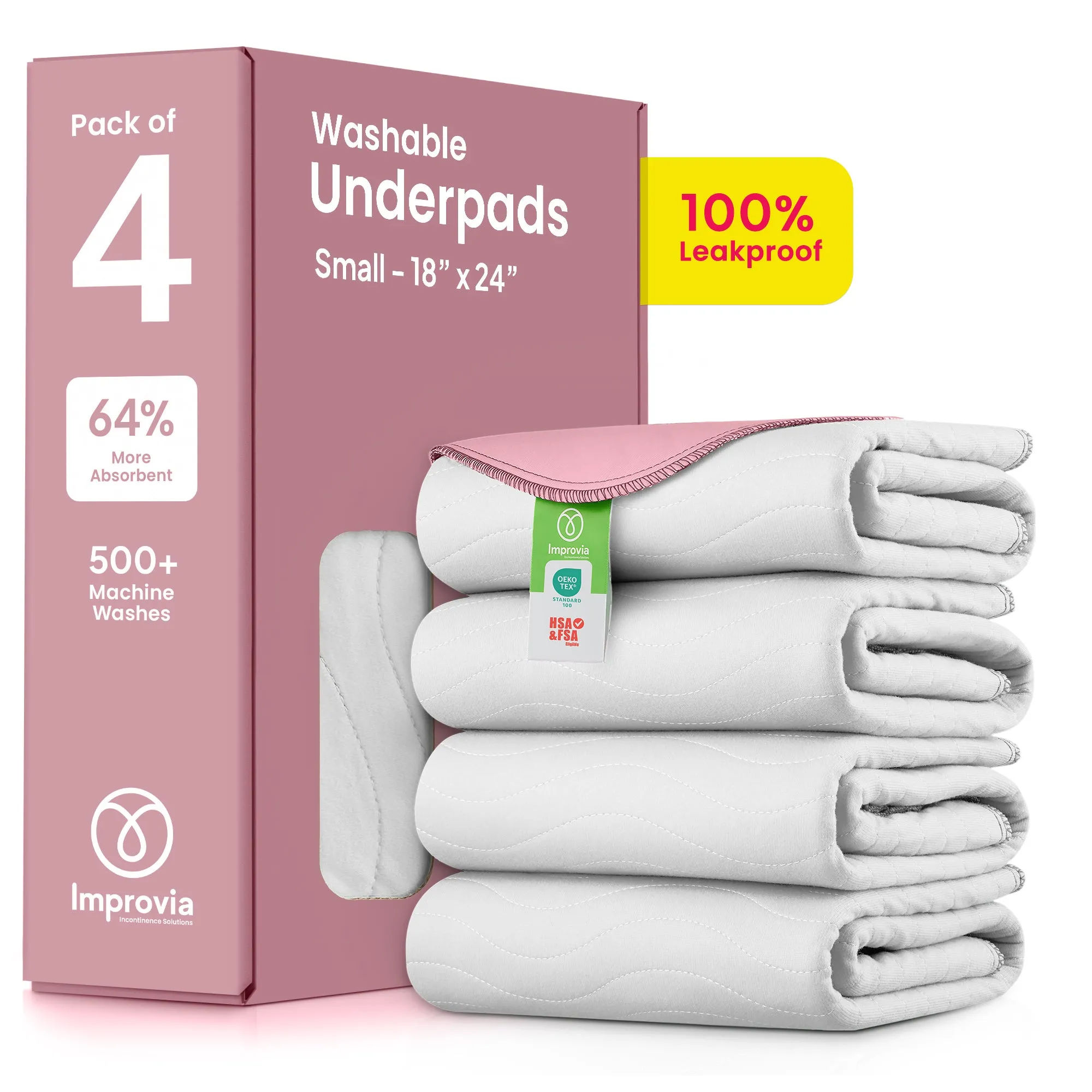Small - 18"x24" Washable Underpads