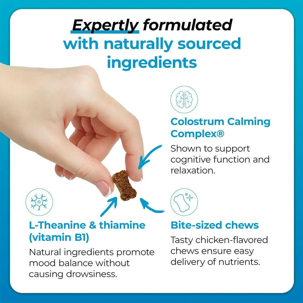 VetriScience Composure Chicken Liver Flavored Calming Supplement Soft Chews for Dogs