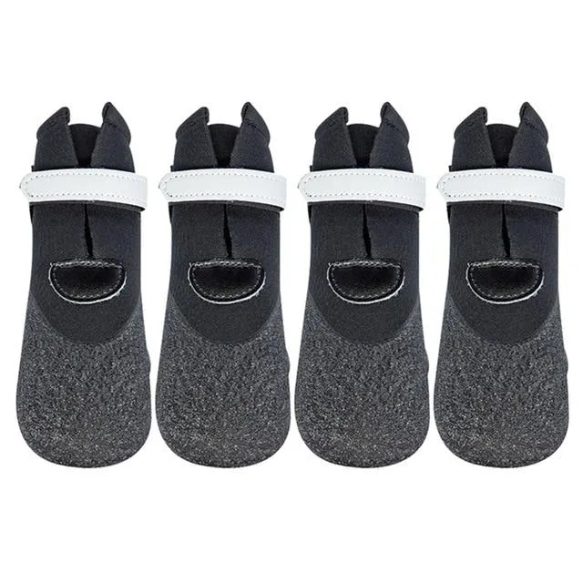 Waterproof Dog Shoes - Elastic - Adjustable - 4pcs/set