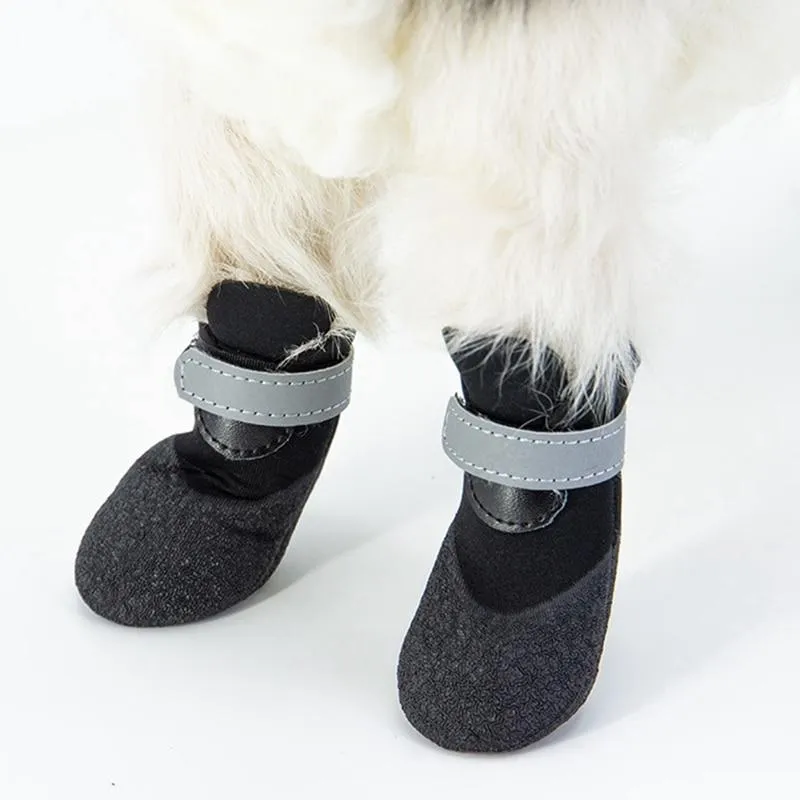 Waterproof Dog Shoes - Elastic - Adjustable - 4pcs/set