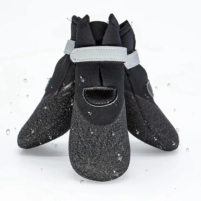 Waterproof Dog Shoes - Elastic - Adjustable - 4pcs/set