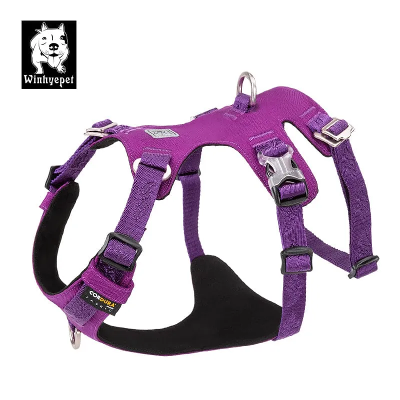 Whinhyepet Dog Harness Purple L