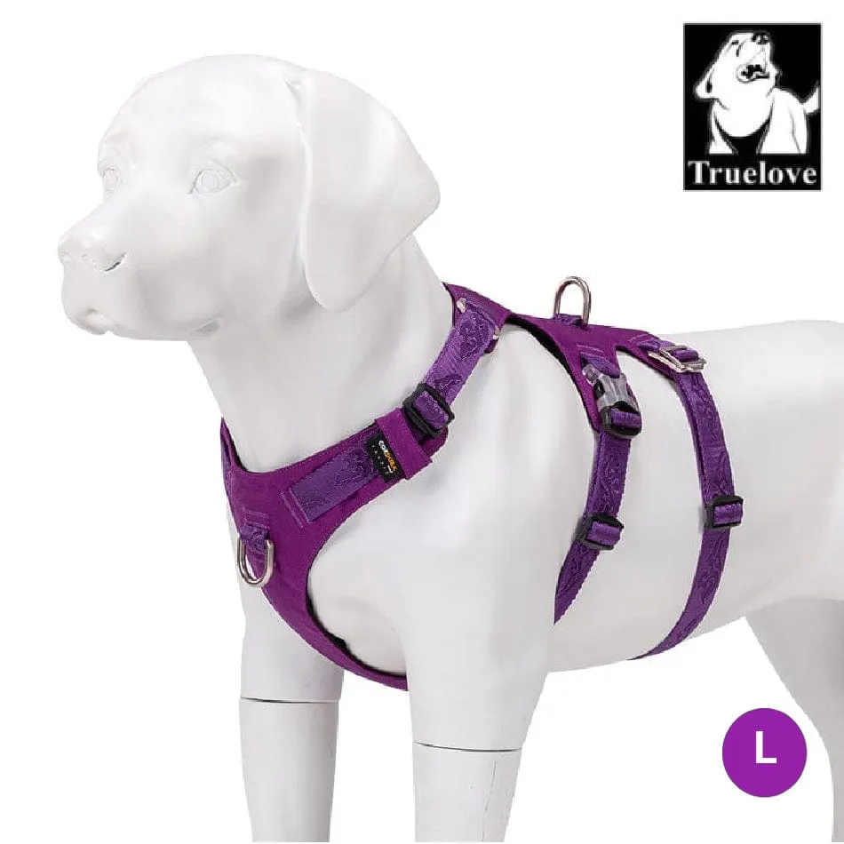 Whinhyepet Dog Harness Purple L