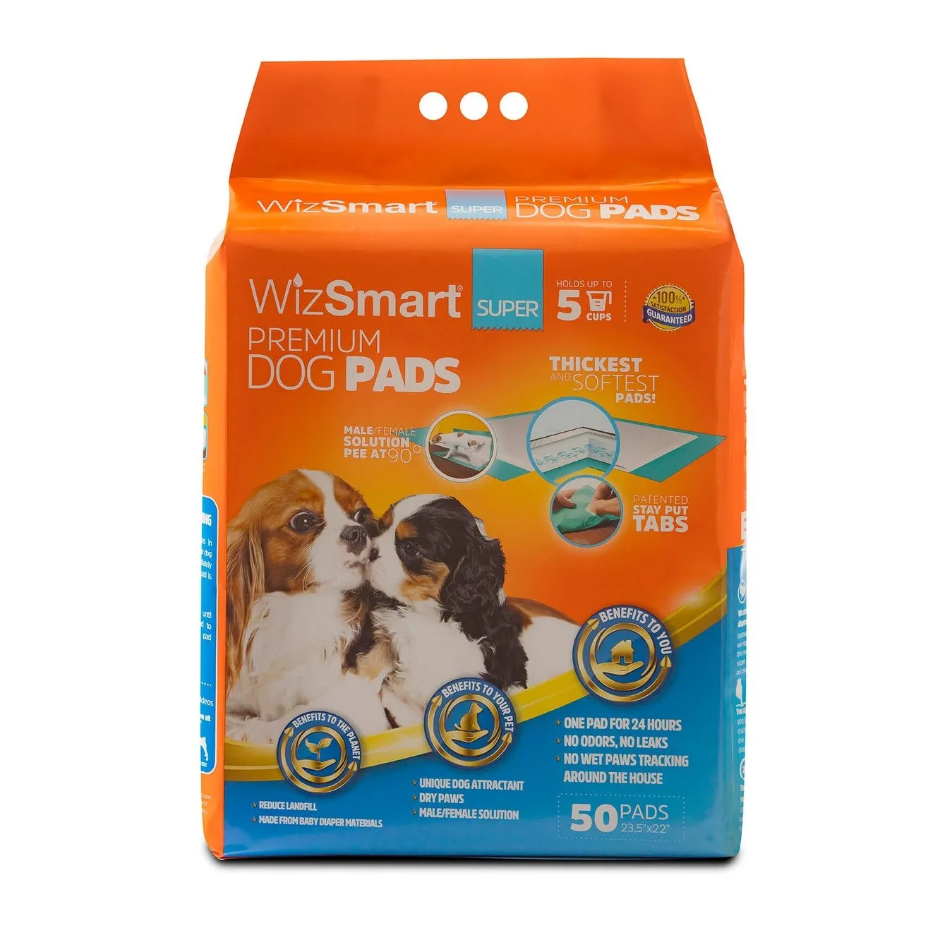 WizSmart Dog and Puppy Training Pads Super