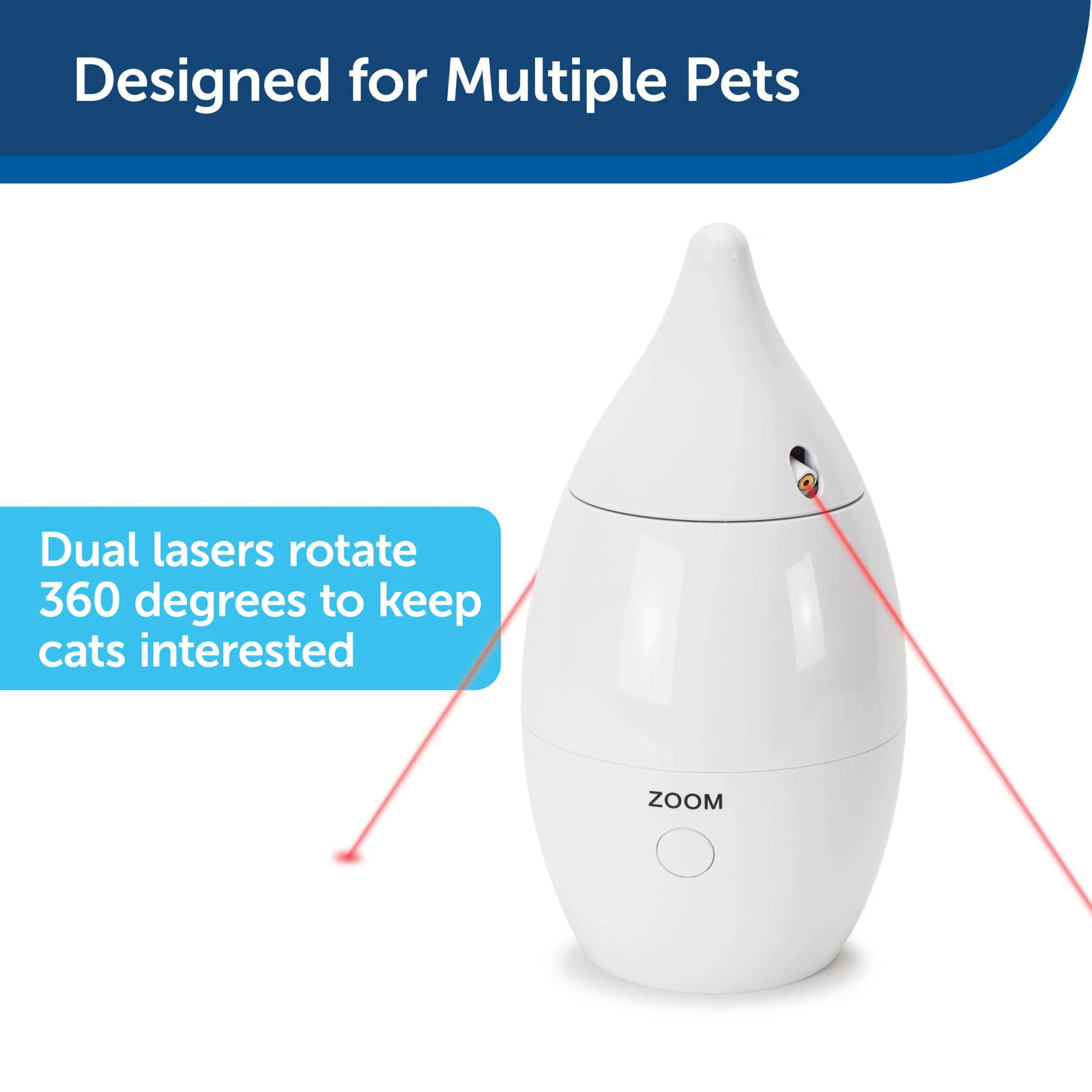 Zoom Rotating Laser Cat Toy